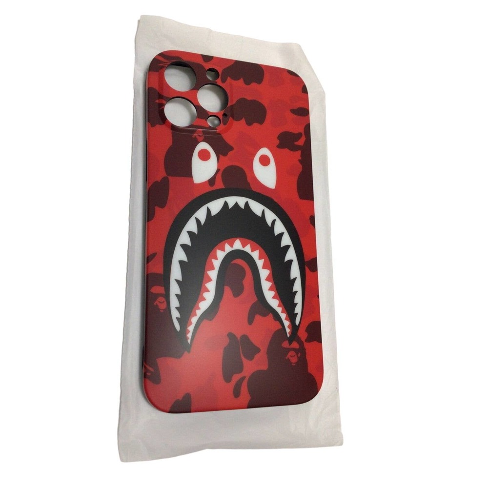 Fits iphone 12 Pro Max Soft Case, Fashion Cartoon Cute Shark Face/Shark Teet